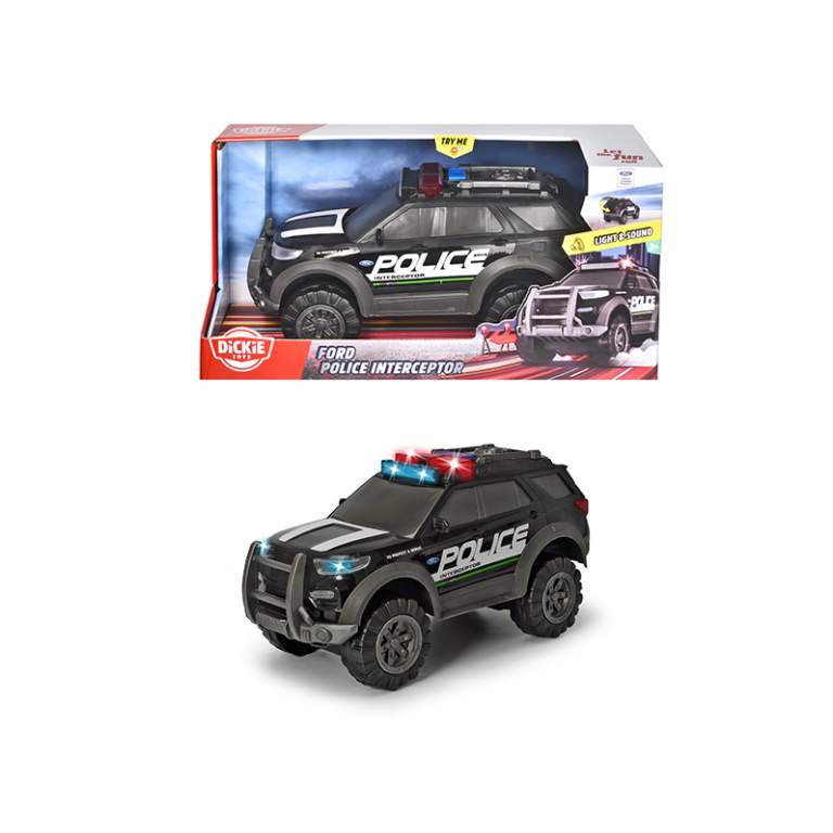 3306017 Поліцейська машина "Форд" з відкривним багажником, звук. та світл. ефектами, 30 см, 3+