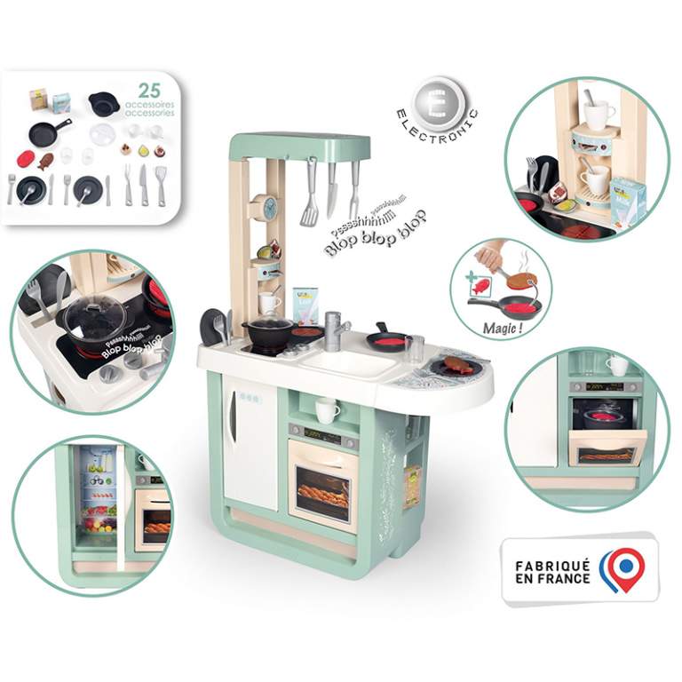 310914 Інтерактивна кухня "Черрі" з духовкою та холодильником, звук. ефект., 25 аксес., 66х32х96 см, 3+ 310914 Інтерактивна кухня "Черрі" з духовкою та холодильником, звук. ефект., 25 аксес., 66х32х96 см, 3+