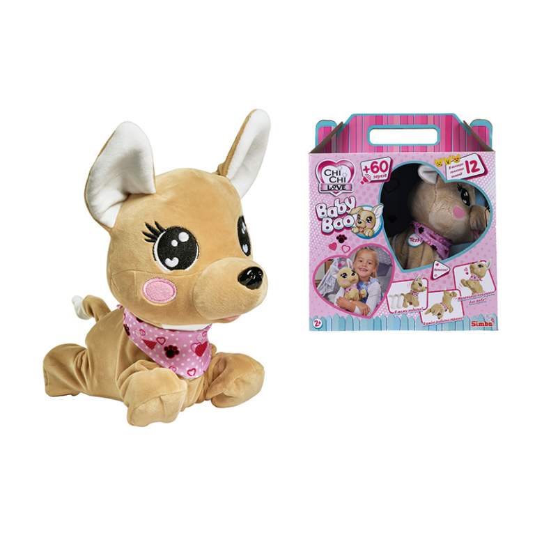 5893500 Собачка CCL "Baby Boo", інтерактивна, українська мова, виконує 12 команд, 60 звуків, 30 см, 2+ 5893500 Собачка CCL "Baby Boo", інтерактивна, українська мова, виконує 12 команд, 60 звуків, 30 см, 2+